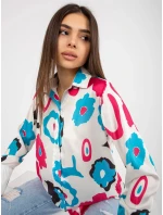 Dámske tričko 509016.06 bielo-modro-ružové - FPrice