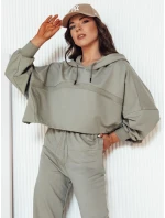 Dámska tepláková súprava BISTAN olive FashionStreet AY1016 Dámska tepláková súprava BISTAN olive FashionStreet AY1016