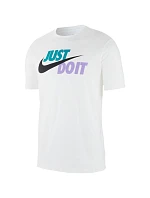 Pánske tričko Tee Just Do It Swoosh, biele, AR5006 101 Pánske tričko Tee Just Do It Swoosh, biele, AR5006 101