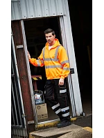 Mikina s kapucňou Yoko HVK 07 Hi-Vis 79.VK07, žltá/námornícka modrá Mikina s kapucňou Yoko HVK 07 Hi-Vis 79.VK07, žltá/námornícka modrá