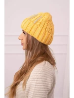 Dámska čiapka Selena K384 horčicová
