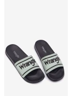 Klapki Męskie WRANGLER AVERELL SLIDER MEN LOW 20251042.52D Jasnozielone