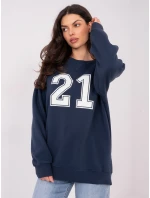 WT BL mikina A1063.64 tmavomodrá