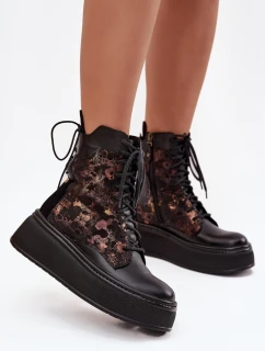 Topánky so širokou podrážkou model 219393 Vykročte štýlovo