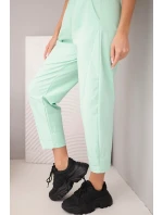 Nohavice s vreckami Summer Punto mint