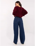 Nohavice D80030BI62568D300 tmavomodré