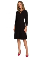 Dámske šaty S325 Black - Stylove Dámske šaty S325 Black - Stylove