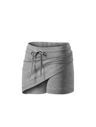 Dámska sukňa dva v jednom (tmavosivá melanž)