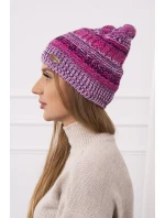Fleecová čiapka Patrycja K254 fuchsiová+ružová