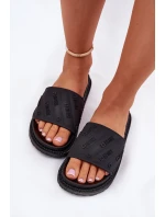 Klapki Damskie Na Platformie Big Star RR274A540 Czarne