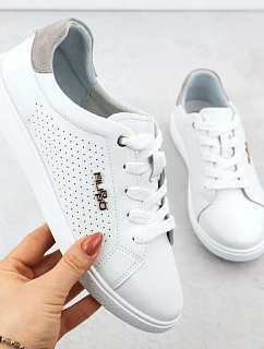 Filippo biela kožená športová obuv DP6738