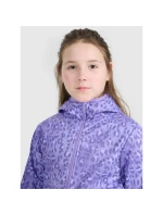 Dievčenská vetruodolná softshellová bunda s membránou 5000 4F 4FJRAW25TSOFF507-90A