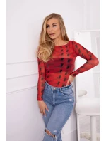 Blúzkové body v bronzovo červenej farbe Blúzkové body v bronzovo červenej farbe