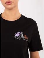 Tričko D12022M02844A čierne