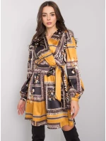 Šaty LC SK 22K 3050.06P čierno-žlté