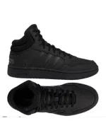 Pánske športové členkové topánky Hoops 3.0 Mid Wtr GW6421 Black - Adidas