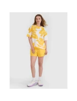 Dámske tričko oversize s potlačou 4F 4FRSS25TTSHF2692-90A