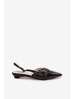 Dámske sandále s remienkami z imitácie kože Black Glamira Dámske sandále s remienkami z imitácie kože Black Glamira
