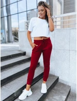 Dámske tepláky FITS burgundy UY0206
