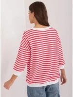 Blúzka RV BZ 9579.70 bielo-červená