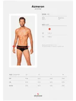 Pánske slipy otvorené Azmeron jockstrap - Obsessive Pánske slipy otvorené Azmeron jockstrap - Obsessive