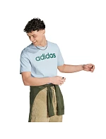 Tričko adidas Essentials Single Jersey Linear s vyšitým logom M IJ8651