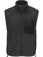 SOL'S Fury Bodywarmer – fleecová vesta Sherpa 25.4041, uhlíkovosivá/čierna SOL'S Fury Bodywarmer – fleecová vesta Sherpa 25.4041, uhlíkovosivá/čierna