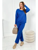 Sveter set mikina + nohavice nevädzovo modrá