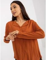 Blúzka D73761M10997C svetlo hnedá