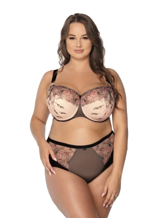 Polovystužená dámska podprsenka Giorgia BS 1182 čierna - Gaia