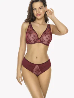 Dámska push-up podprsenka bralette Gaia BS 1032 Jenny Bordó