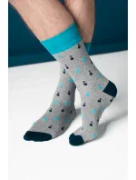 Kravaty ponožky 051-135 Melange Grey - Viac