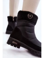 Dámske módne zateplené snežnice Progress PROGJ-21-13 Black