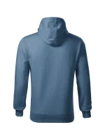 Pánska džínsová mikina s kapucňou