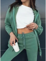 Dámsky teplákový komplet AMILIA PREMIUM green FashionStreet AY0777z