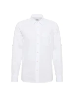 Košeľa Mustang Clemens ľan bavlna M 1014356-2045