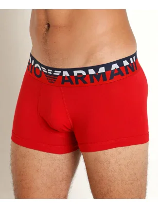 Pánske boxerky 111389 3F516 00774 červená - Emporio Armani