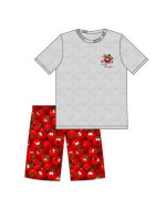 Pánske pyžamo 326/142 Amigo Grey s červenou - Cornette