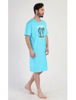 Pánska nočná košeľa s krátkym rukávom California