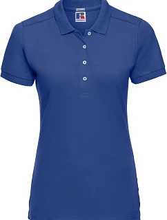 Russell Athletic 566F Dámske elastické polo tričko z piké 10.566F bright royal