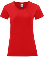 Fruit of the Loom Lady-Fit Iconic 150 T Dámske tričko 16.1432 červené Fruit of the Loom Lady-Fit Iconic 150 T Dámske tričko 16.1432 červené