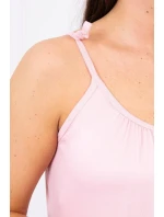 Šaty s tenkým pásikom, púdrovo ružové