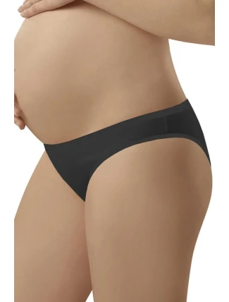 Dámske tehotenské nohavičky Mama mini black - ITALIAN FASHION Dámske tehotenské nohavičky Mama mini black - ITALIAN FASHION