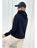 Mikina s nápisom Voyage čierny