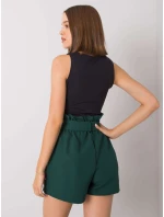Šortky DHJ SN 13295.76 tmavozelené