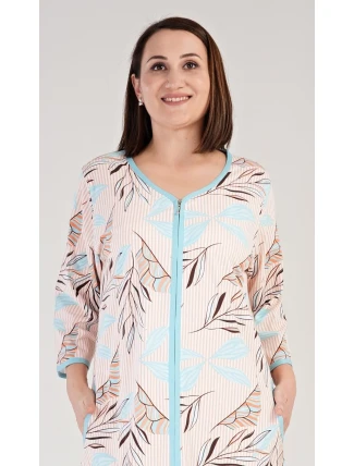 Dámske domáce šaty s trojštvrťovým rukávom Melissa Dámske domáce šaty s trojštvrťovým rukávom Melissa