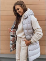 Dámska vesta KERIS béžová FashionStreet TY2909 Dámska vesta KERIS béžová FashionStreet TY2909