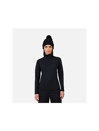 Dámska mikina ROSSIGNOL W MID LAYER STRETCH HZ, čierna Dámska mikina ROSSIGNOL W MID LAYER STRETCH HZ, čierna
