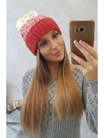Dámska čiapka Samara K346 malpberry+ecru
