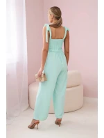 Kombinéza s volánom na vrchu mätová Kombinéza s volánom na vrchu mätová